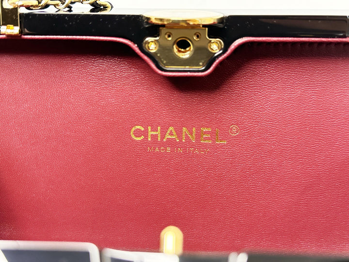 Chanel Limited Edition Black Authenticity Card Minaudière