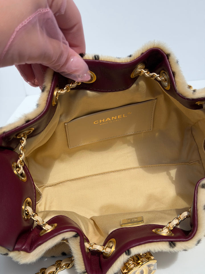 Chanel 25 Mini Handbag Brown Pony Hair Gold Tone Metal Matthieu Blazy Métiers D’Art 2026