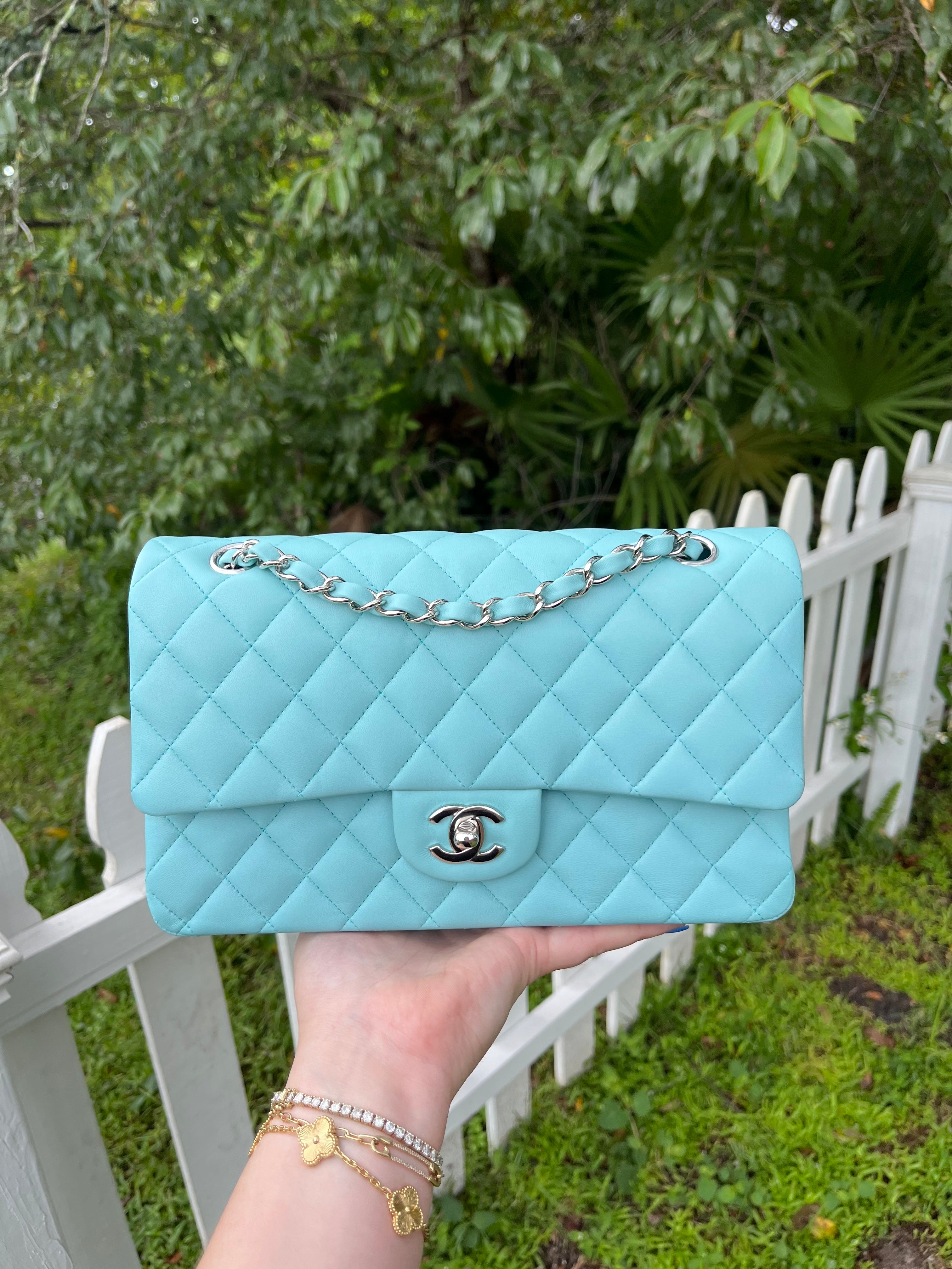 Chanel 2019 Tiffany Lambskin Medium Flap Bag – Its A Luv Story