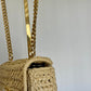 Celine 2023 Raffia Chain Shoulder Bag