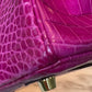 Hermes 2021 Rose Scheherazade Shiny Niloticus Crocodile Birkin 25