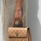 Chanel 22S Dark Beige Small Trendy Flap Bag