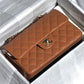Chanel 22S Small Caramel Lambskin Classic Flap Bag + LGHW