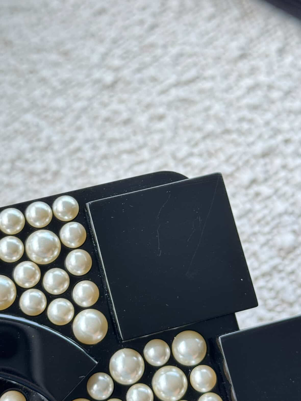 Chanel Pearl Plexiglass Lego Minaudiere