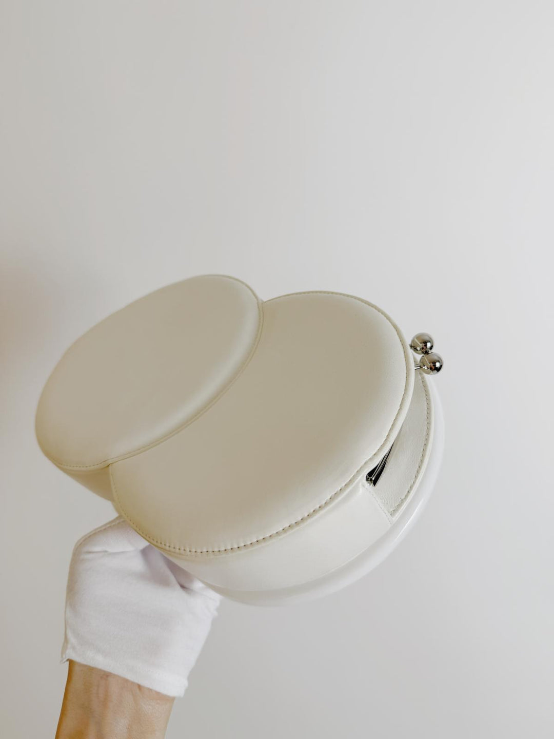 Chanel White Plexiglass Brasserie Gabrielle Plate Minaudière