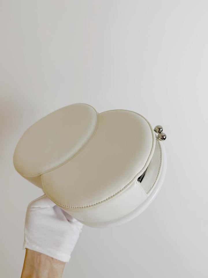 Chanel White Plexiglass Brasserie Gabrielle Plate Minaudière