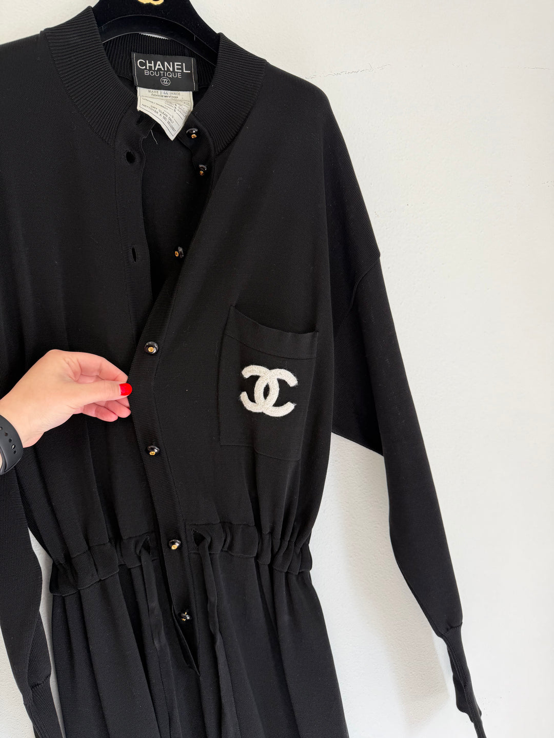 Chanel 1993 Black Vintage Jumpsuit