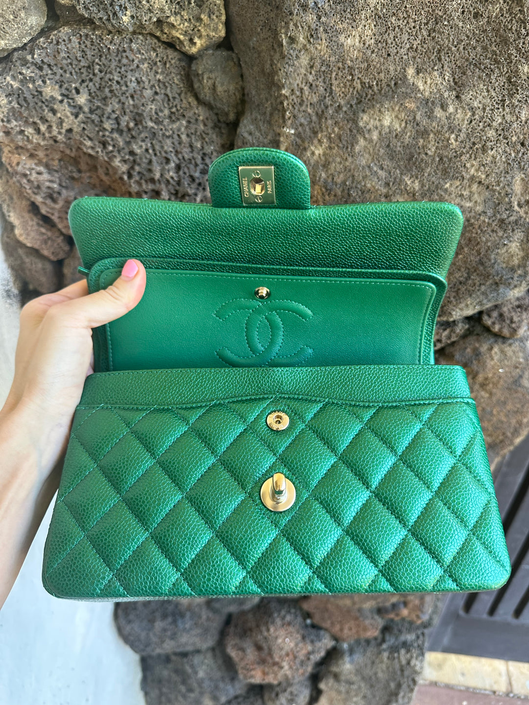 Chanel Pristine 18S Small Emerald CF