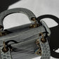 Lady Dior Baby Blue Crocodile Mini Top Handle