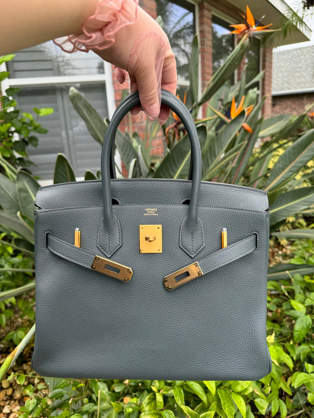 Hermes 2021 Bleu Orage Togo Birkin 30