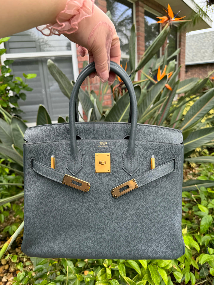 Hermes 2021 Bleu Orage Togo Birkin 30