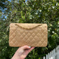 Chanel Gold Metallic Medium Caviar Double Flap Bag