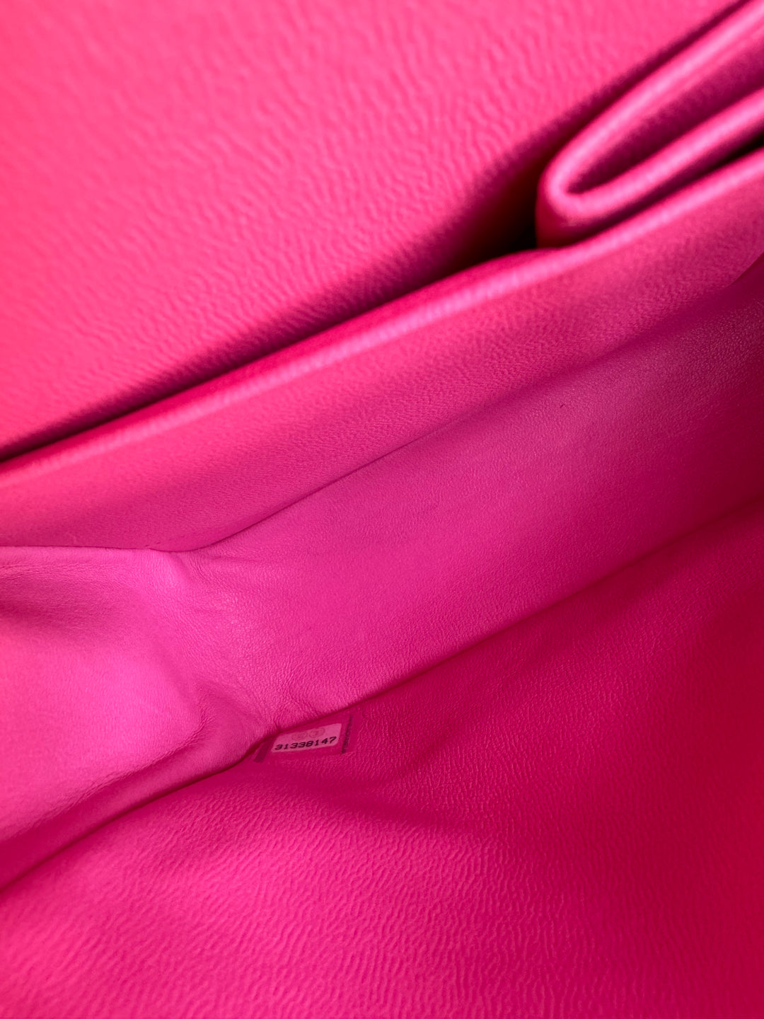 Chanel 21S Pink Neon Lambskin Medium Flap Bag