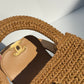 Chanel Cruise 2025/26 Mini Braided Raffia Kelly Bag