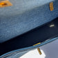 Chanel Denim Small Messenger Crossbody Bag