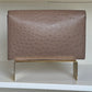 Hermes 1982 Ostrich Lydie 2 Ways Clutch Bag