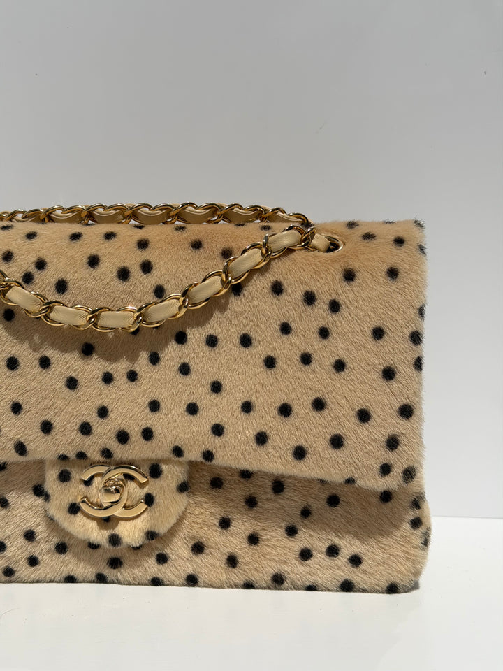 Chanel Medium Classic Flap Bag Brown Pony Hair Gold Hardware Métiers d’Art 2026