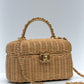 Chanel Cruise 2025/26 Braided Rattan Vanity Case