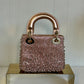 2022 Satin Rose Champagne Micro Beaded Lady Dior