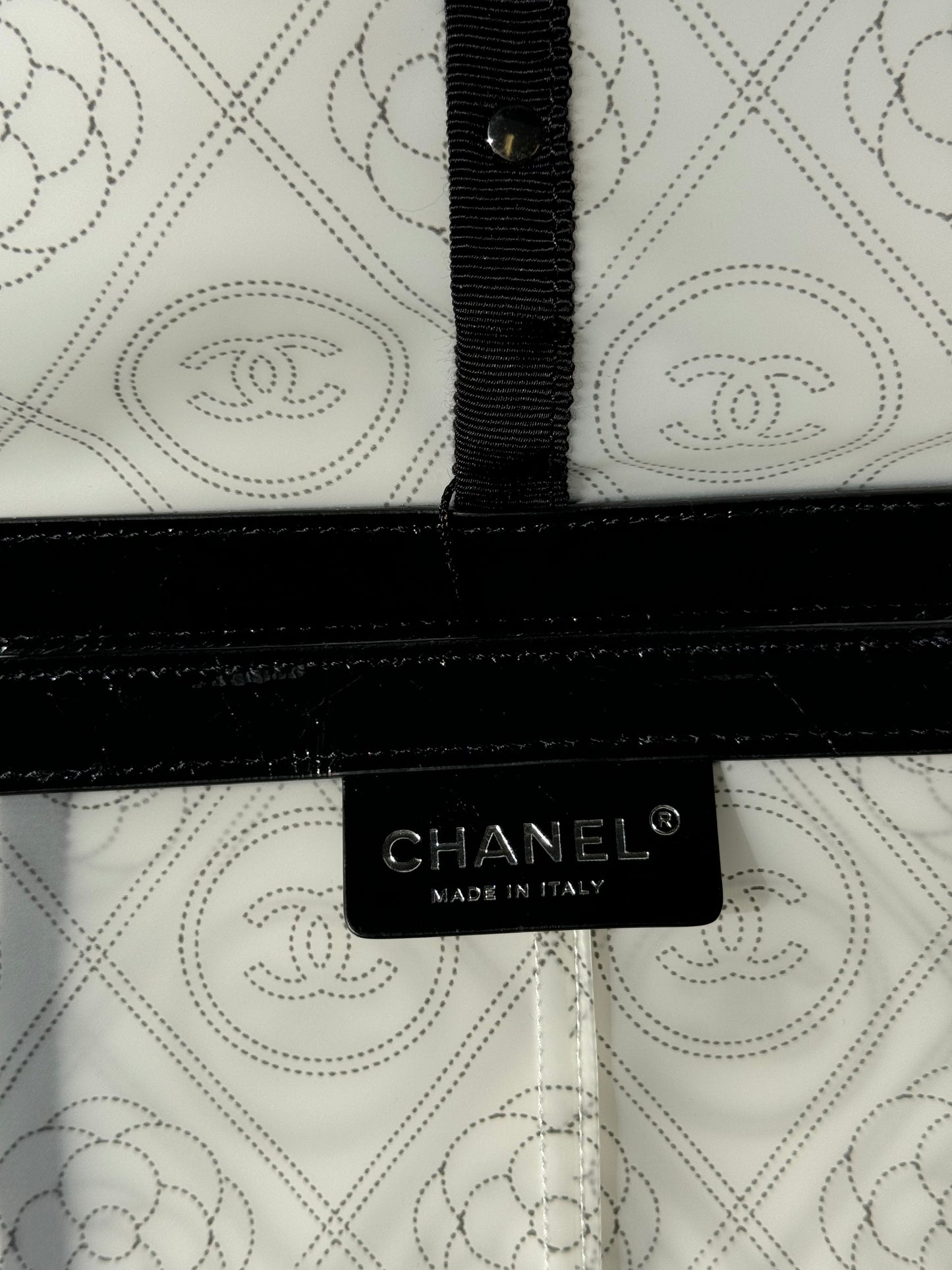 NWT Chanel Camellia Handbag Raincoat