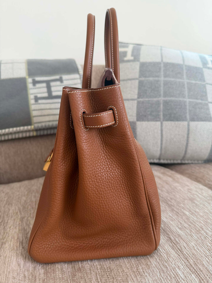 Hermès Birkin 35 Gold Gold Hardware 2015