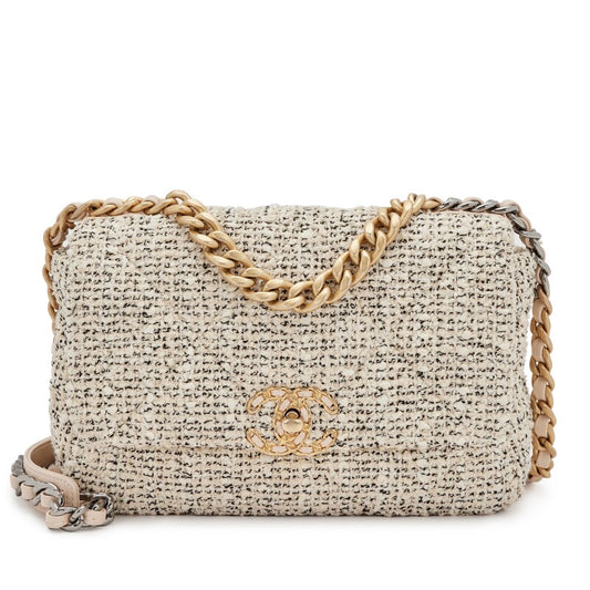 Chanel Small Houndstooth 19 Flap Bag
