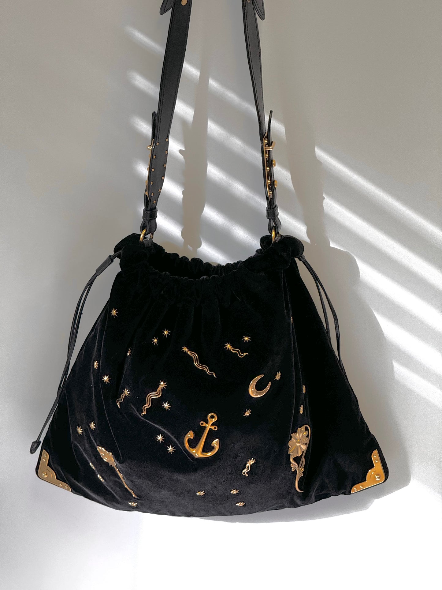 Rare 2016 Prada Velvet Cahier Astrology Bag