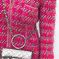 Chanel Metallic Calfskin Mini Ring Handle Flap Bag