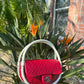 Chanel Runway Small Red Hula Hoop Bag