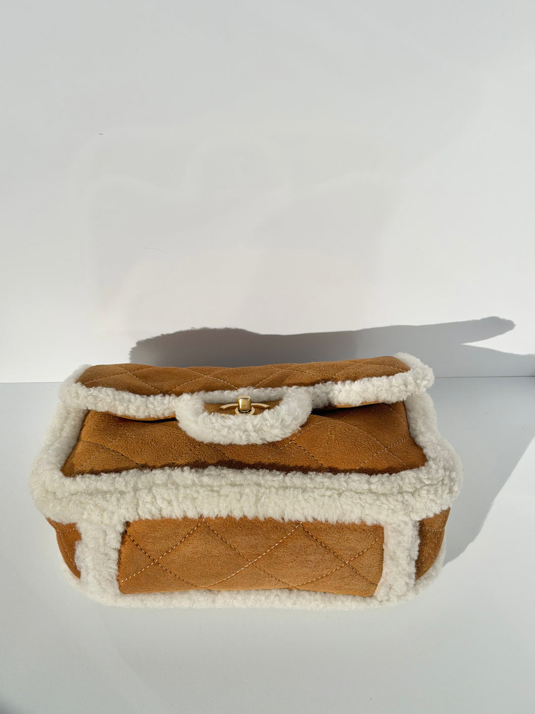 Chanel Medium Shearling Coco Neige Flap