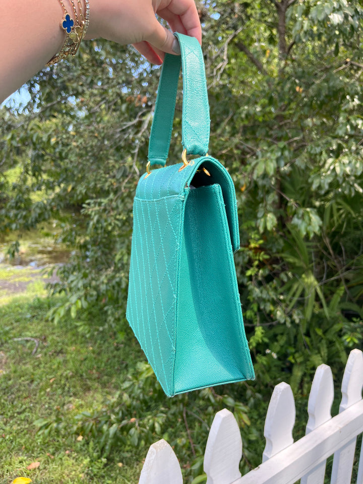 Chanel Vintage Tiffany Caviar Top Handle