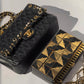 Chanel 19A Egypt Gold Lambskin Minaudière Crossbody