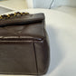 Chanel Chocolate Brown 24K Medium Caviar Diana Flap Bag