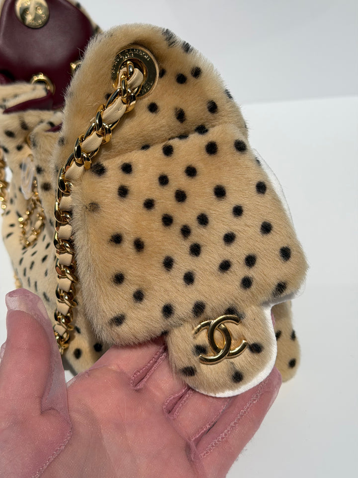 Chanel 25 Mini Handbag Brown Pony Hair Gold Tone Metal Matthieu Blazy Métiers D’Art 2026