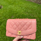 Chanel Rare Small Pink Caviar Diana Flap Bag