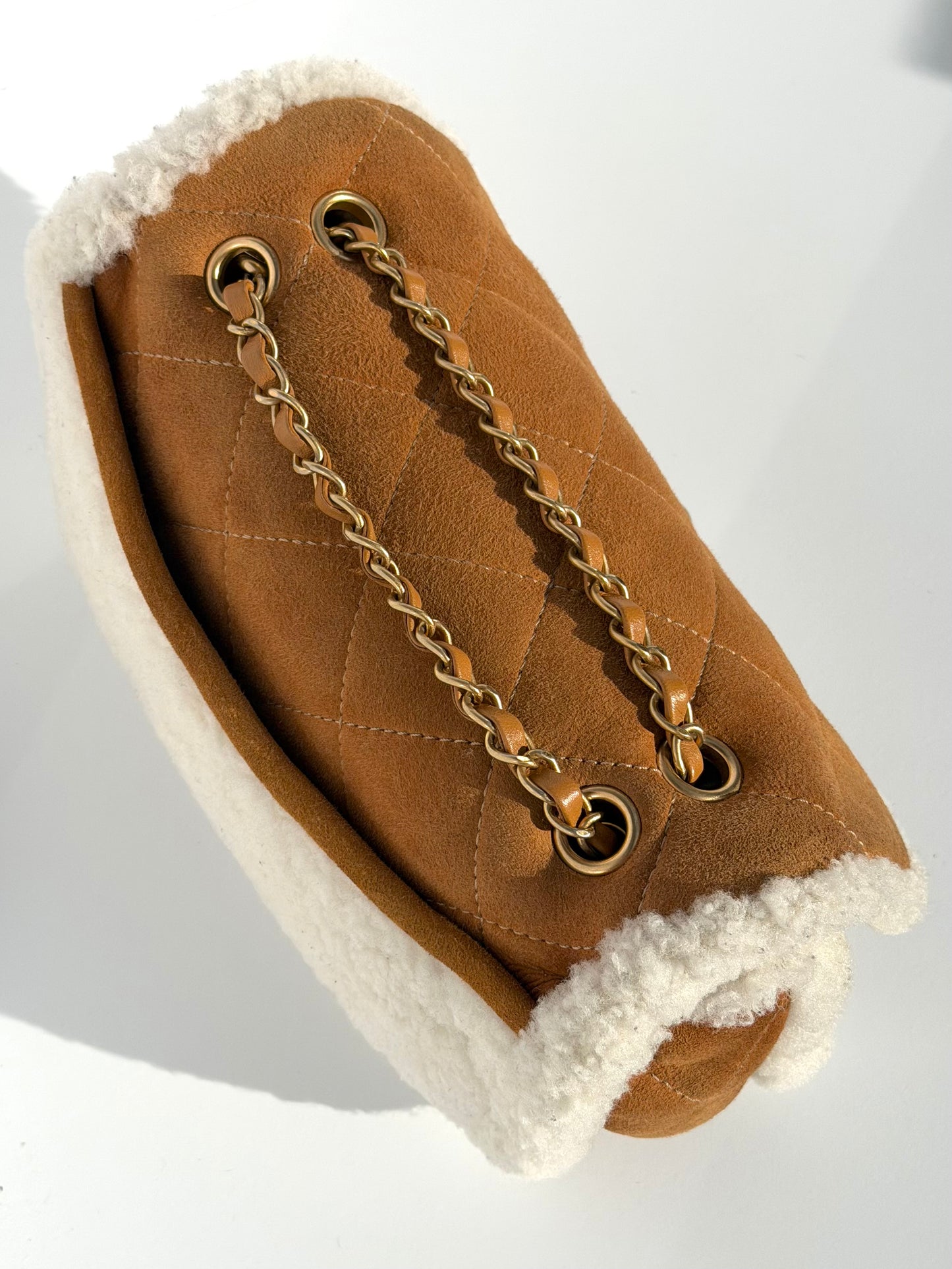 Chanel Medium Shearling Coco Neige Flap