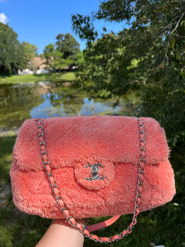 Chanel 2019 Coco Beach Terry Flap Bag