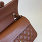 Chanel 22S Small Caramel Lambskin Classic Flap Bag + LGHW