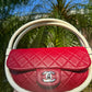 Chanel Runway Small Red Hula Hoop Bag