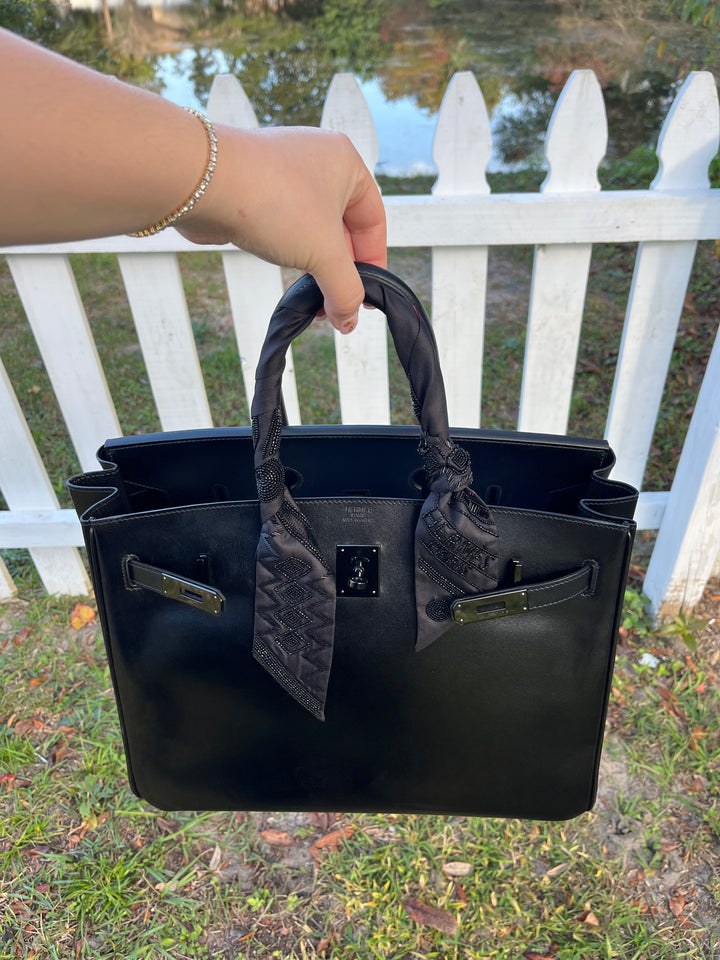 Hermes Birkin 30 So Black Box Black