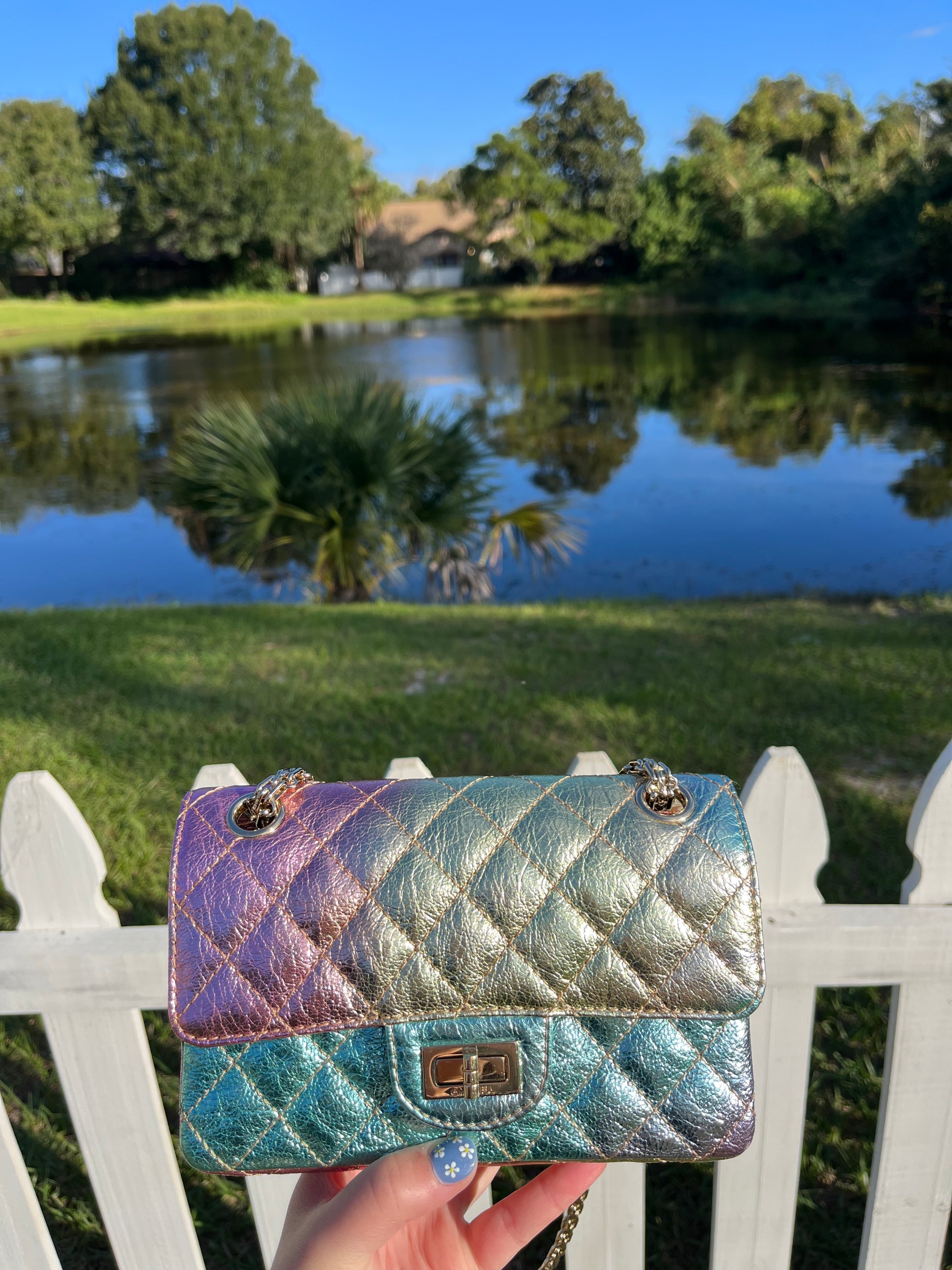 Chanel Bag Chanel Rainbow Mini Chanel Rainbow Metallic Reissue