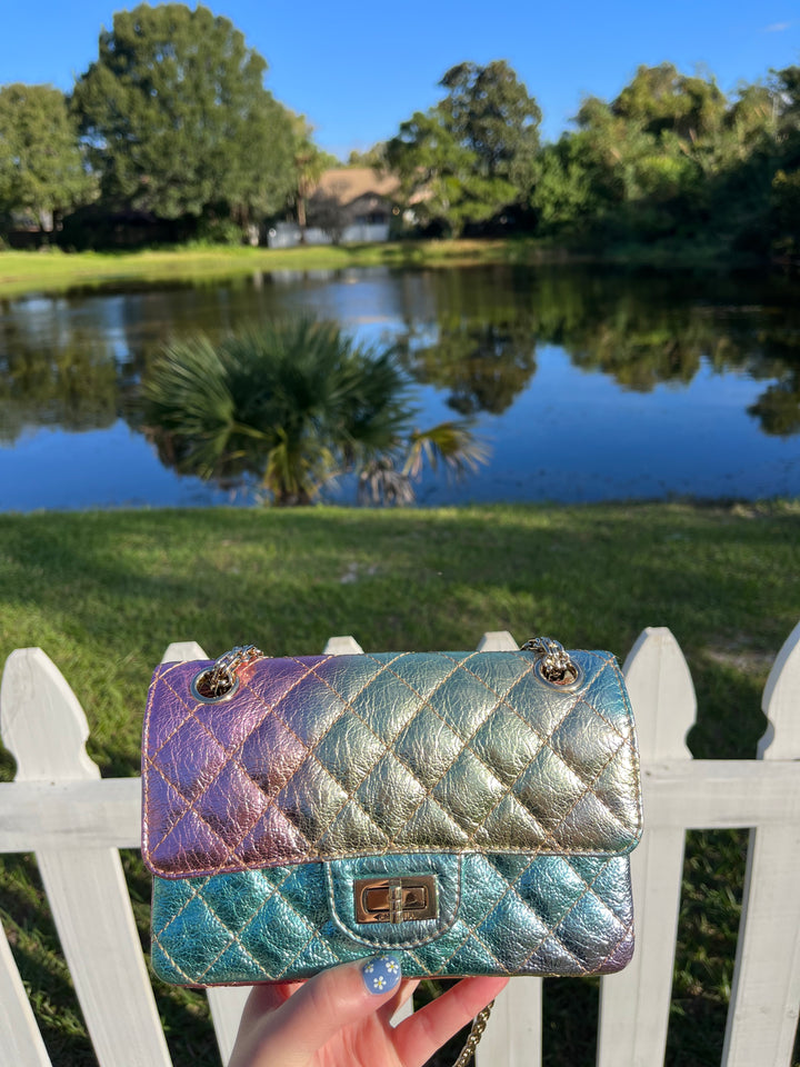 Chanel Rainbow Reissue 2.55 Mini Metallic Flap Bag