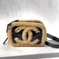 Chanel Shiny Crumpled Sheepskin Shearling CC Mania Waist Bag