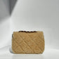 Chanel 25K Brown Mini Shearling Flap Bag