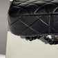 Chanel Lacquered Metal Small CC Lambskin Flap Bag