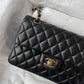 Chanel Small Black Lambskin Classic Flap Bag + GHW