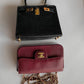 Chanel Burgundy Lizard Mini Rectangular Flap Bag