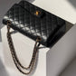 Chanel Black Medium Lambskin Flap Bag + RGHW