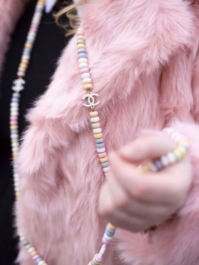 Chanel CC Resin Candy Supermarket Sweetie Triple Strand Necklace Multicolor 2014