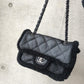 Chanel Medium Black Shearling Coco Neige Flap